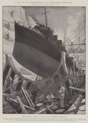 Un test de la navigabilité des destroyers de torpilles